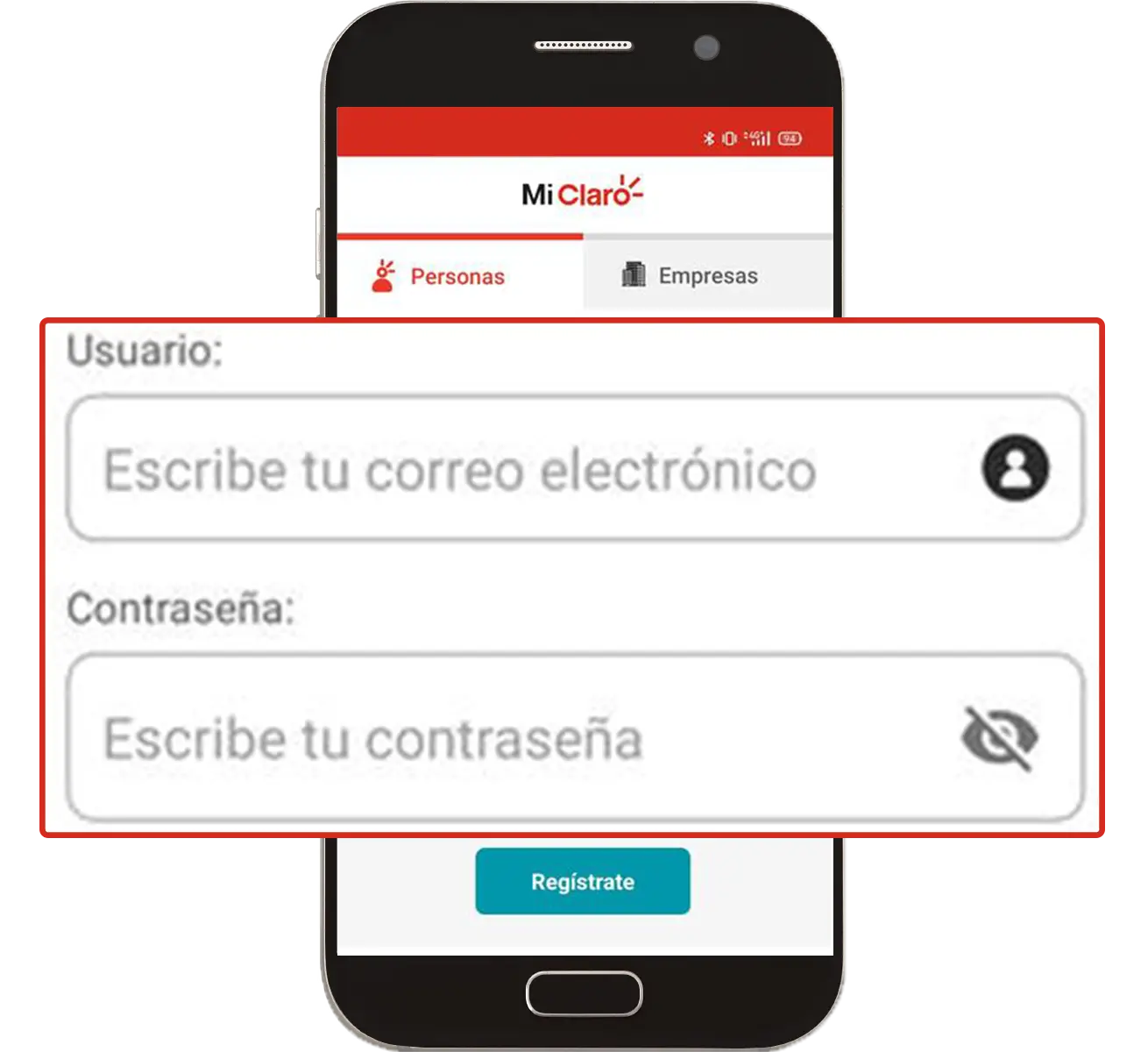 Paga tu factura registrándote en app mi claro