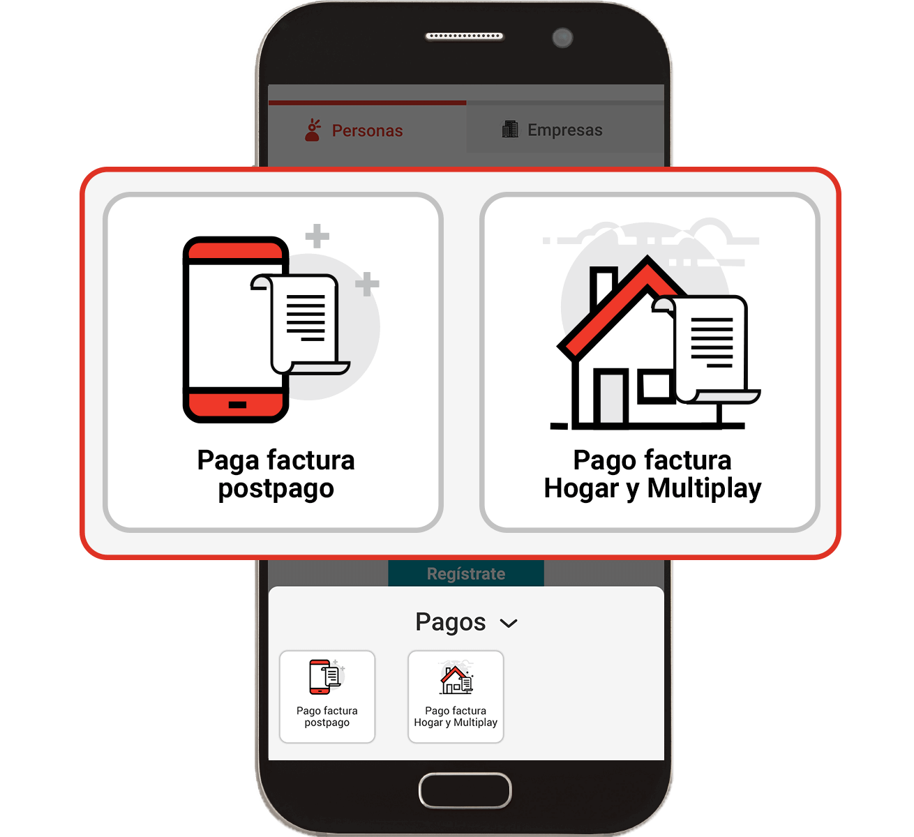 Diligencia tu número postpago para pagar tu factura
