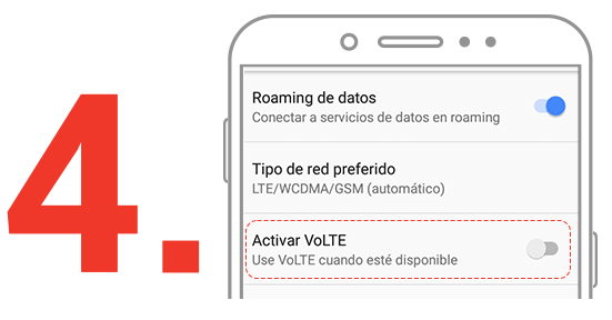 ¿Cómo activar y desactivar Voz LTE de Claro?