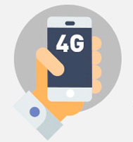 Llamadas con la cobertura 4G Claro