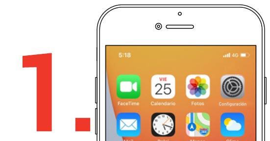Selecciona la configuración de tu iPhone en Claro Colombia