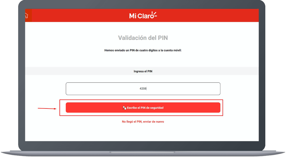 Paso 5 - Cambio de número en Mi Claro web 