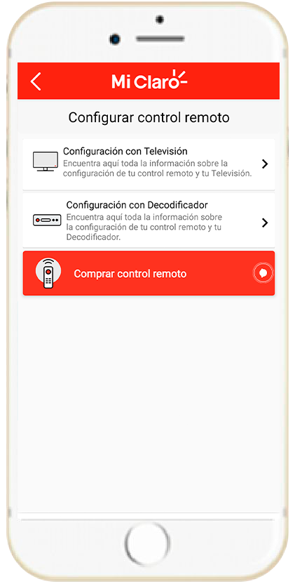 Paso 4 - Compra tu Control remoto Claro 