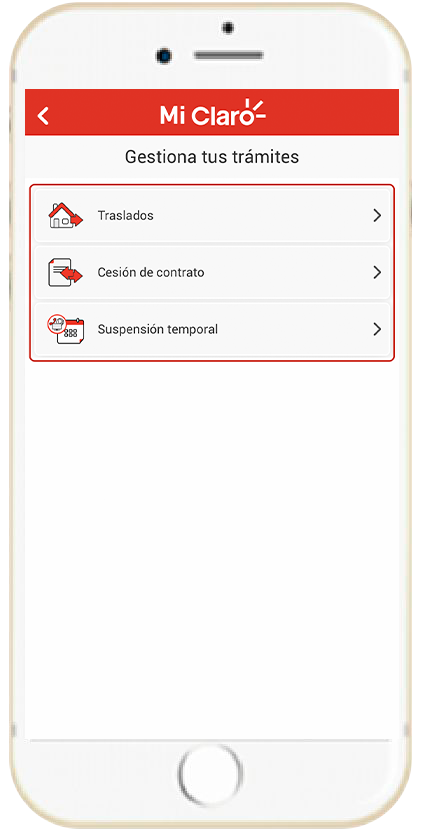 Paso 5 - Cómo gestionar tus trámites Hogar en App Mi Claro 