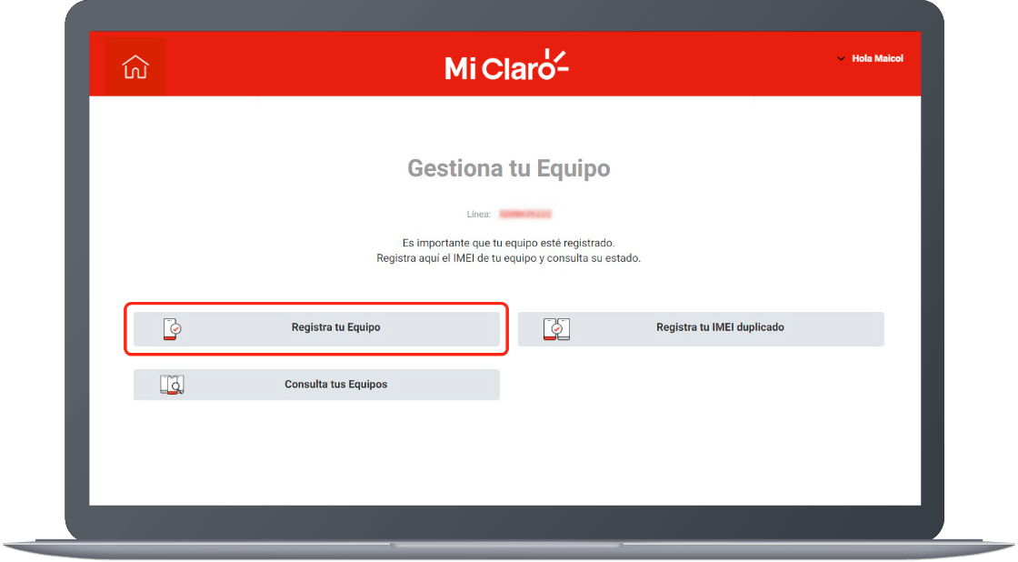 Paso 3 - Registrar el IMEI de tu smarphone 