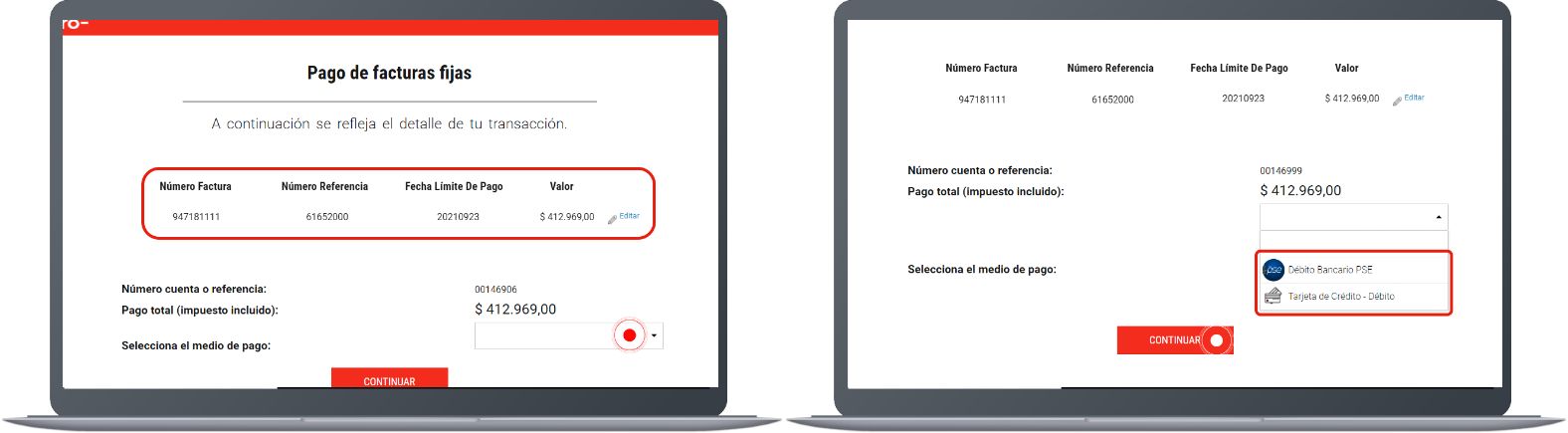 Paso 6 – Como pagar los servicios de tu empresa 