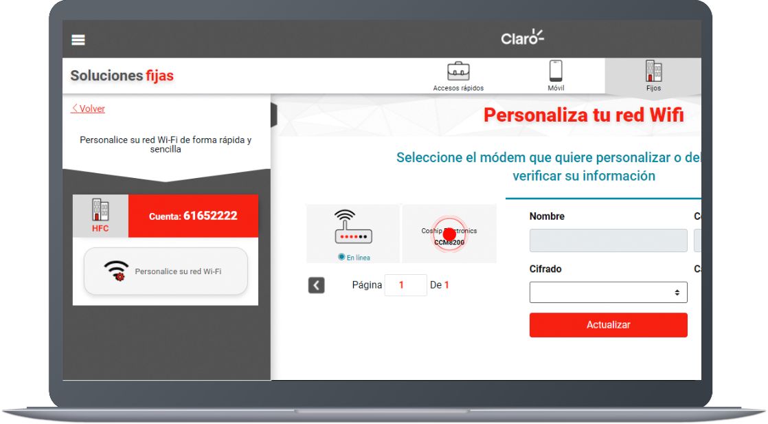 Paso 6 – Personaliza la clave del wifi de tu empresa 