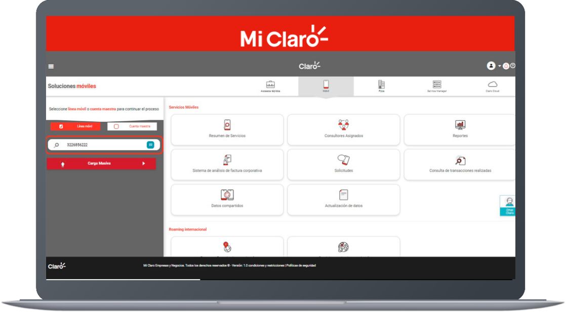 Paso 4 - Cambio de plan Up Grade