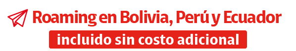 Pospago tienes roaming sin costo adicional