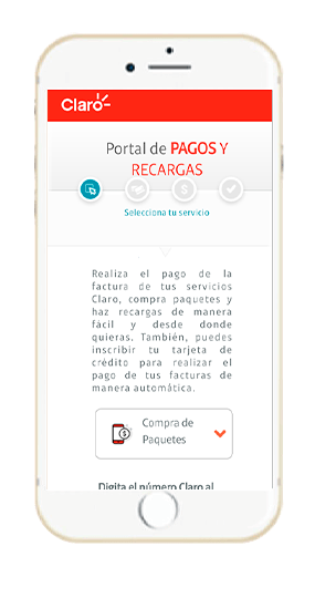 Paso 4 - Compra de Paquetes Claro Postpago 