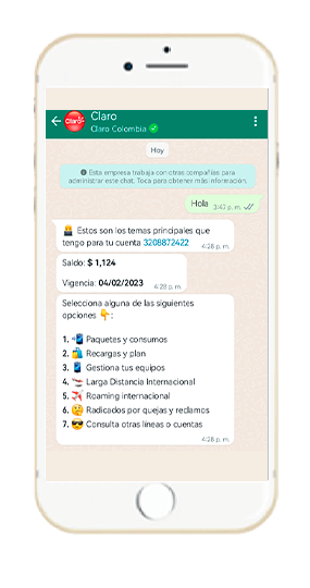 Paso 1 - Compra WhatsApp Tienda Online Prepago 