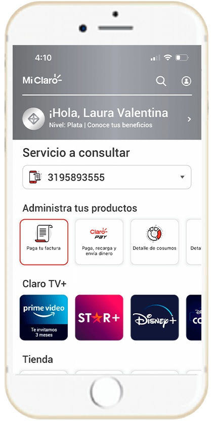 Paso 3 - Consulta todo sobre tu factura postpago en app mi Claro