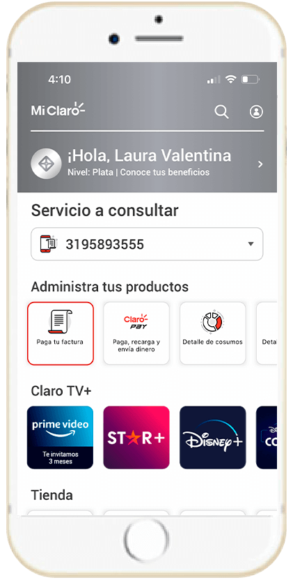 Paso 3 - Consulta todo sobre tu factura postpago en app mi Claro 