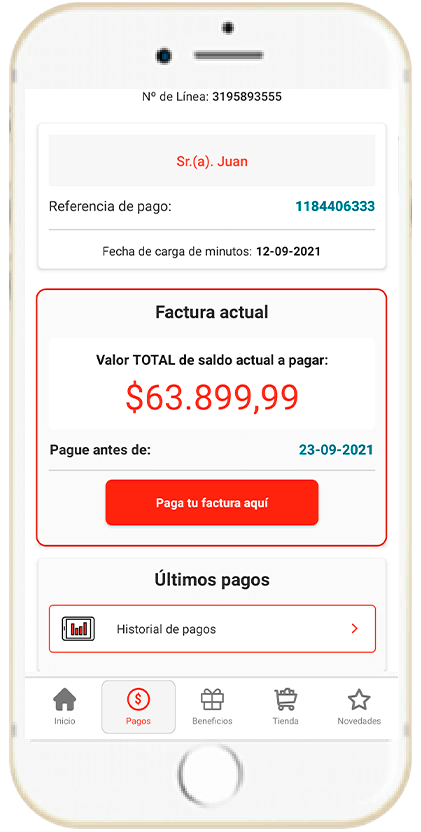 Paso 4 - Consulta todo sobre tu factura postpago en app mi Claro 