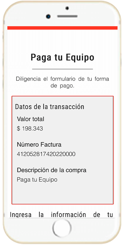 Paso 6 - Conoce cómo pagar tus equipos financiados 