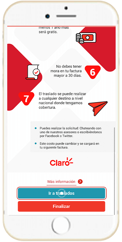 Paso 6 - Cómo gestionar tus trámites Hogar en App Mi Claro 