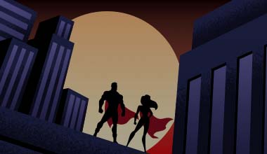 series de superhéroes