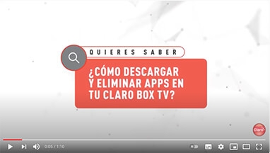 ¿Cómo configurar el control remoto de Claro box?