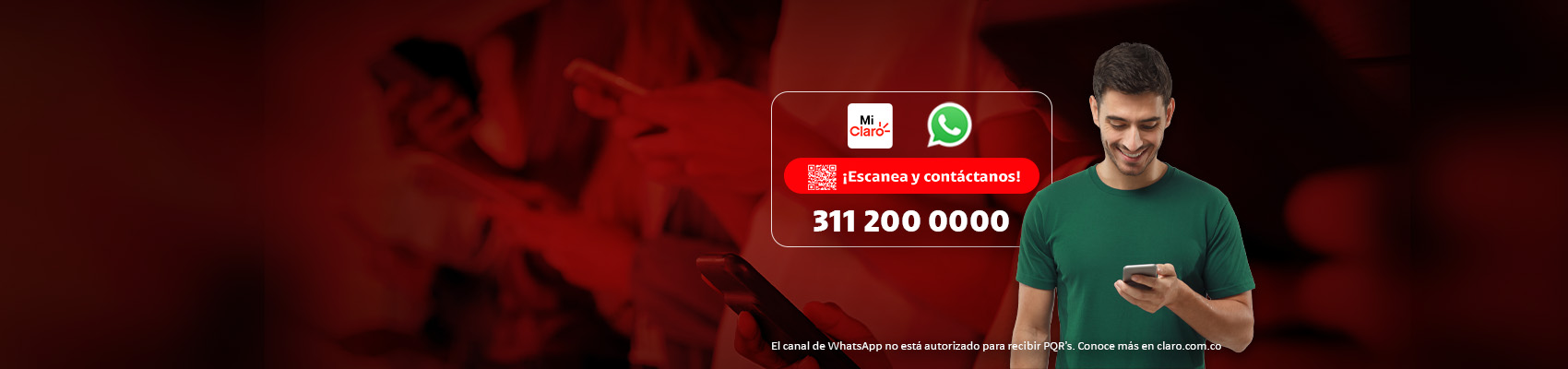 WhatsApp y Mi Claro WhatsApp y Mi Claro