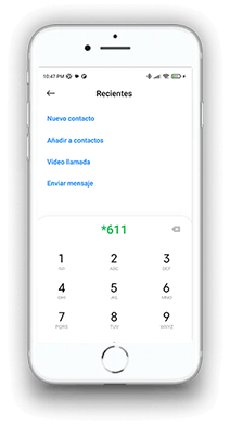 Paso 1 – Contacta un asesor desde *611 a WhatsApp Claro