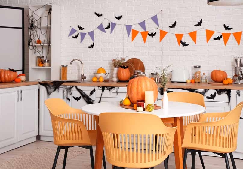 Decoración de Halloween para el comedor