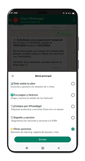 Entérate cómo registrar el IMEI - Paso 2 