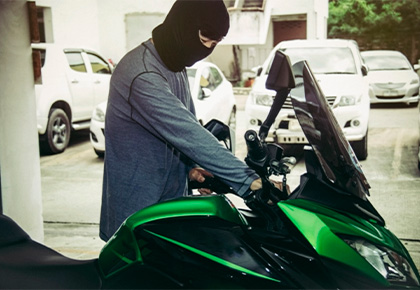 Denunciar robo de moto