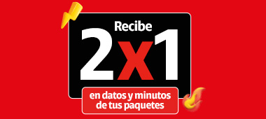 promocion dos por uno en datos y minutos prepago promocion dos por uno en datos y minutos prepago