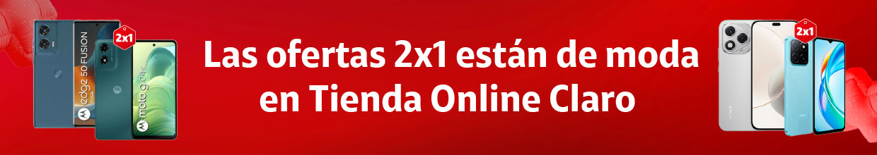 Ofertas 2x1 celulares tienda claro