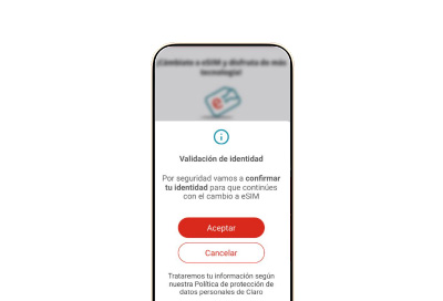 Paso sexto activación esim virtual