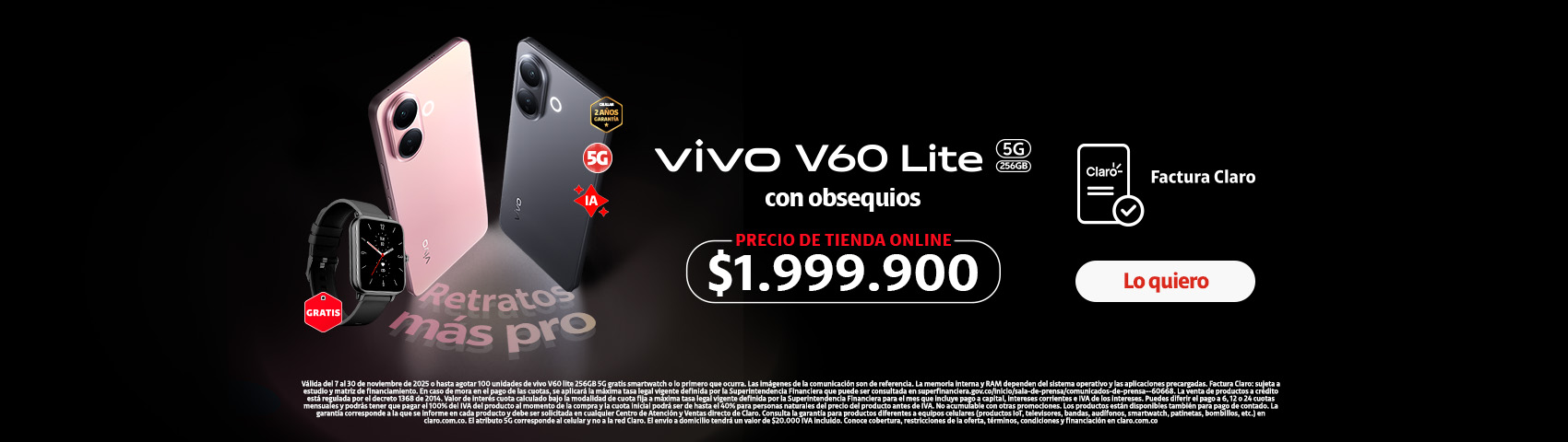 V60 Lite Claro