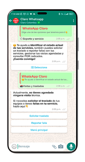 Paso 4 - Solicitar traslado Claro 
