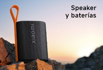 speaker portátil xiaomi y baterías externas con tecnología de alto rendimiento