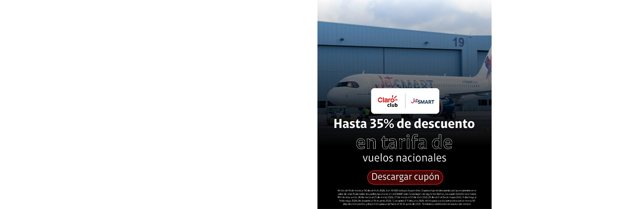 Descuentos jetsmart y claro club