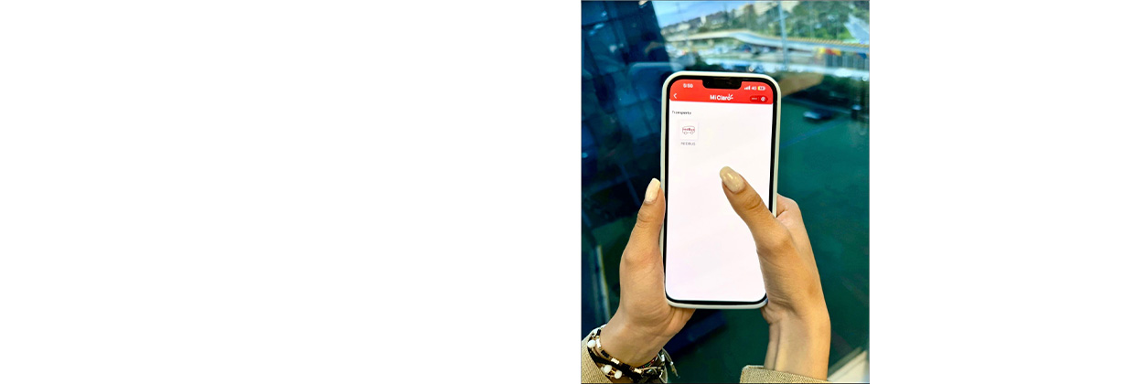 app mi claro integrando redbus para viajes en bus