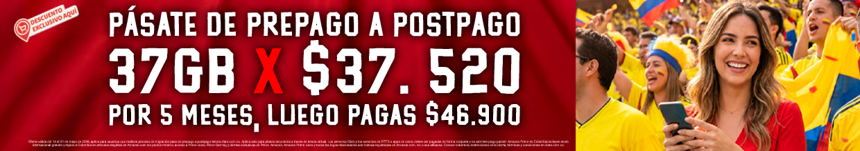 Pásate de Prepago a Postpago