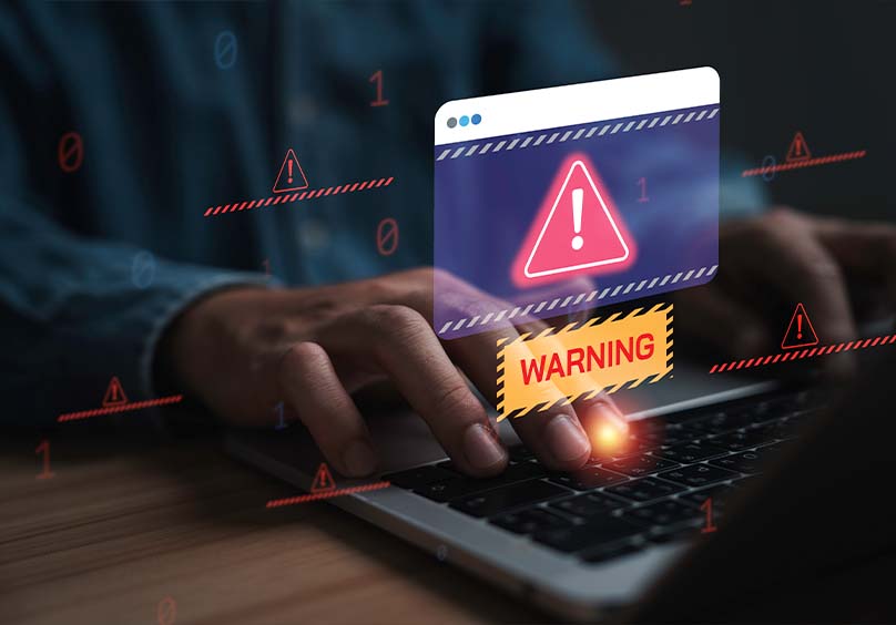 Sistema de protección WAF detectando intentos de ataque contra aplicaciones web