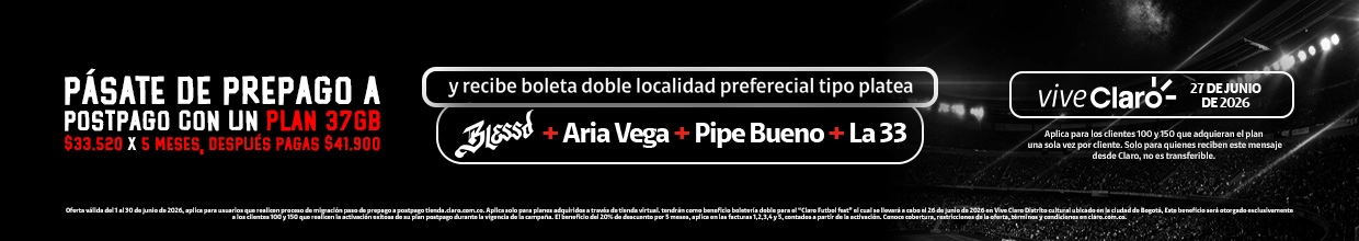 Pasate de prepago a Postpago