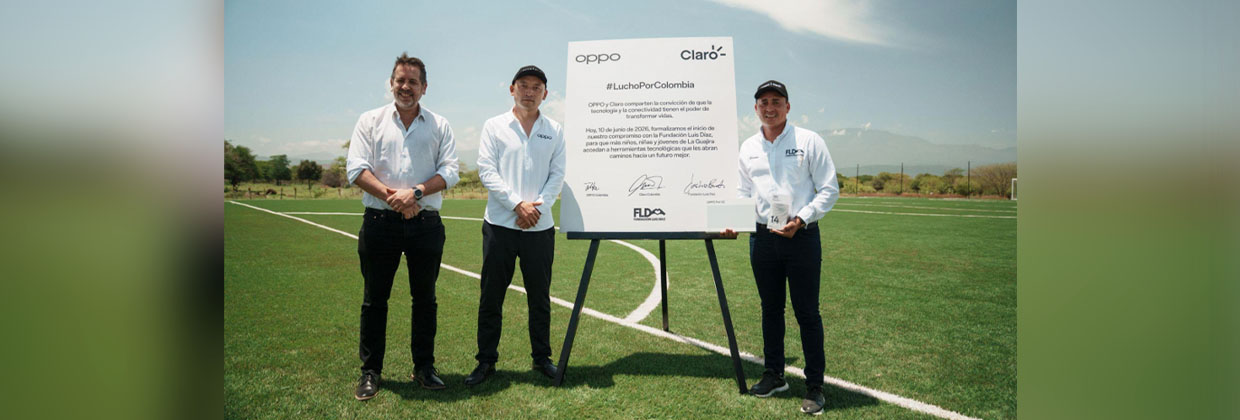 Alianza entre OPPO, Claro y Fundación Luis Díaz para impulsar conectividad en La Guajira Alianza entre OPPO, Claro y Fundación Luis Díaz para impulsar conectividad en La Guajira
