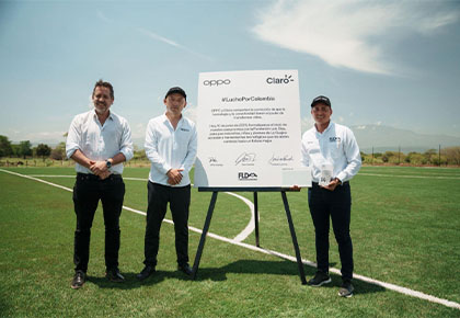 Alianza entre OPPO, Claro y Fundación Luis Díaz para impulsar conectividad en La Guajira