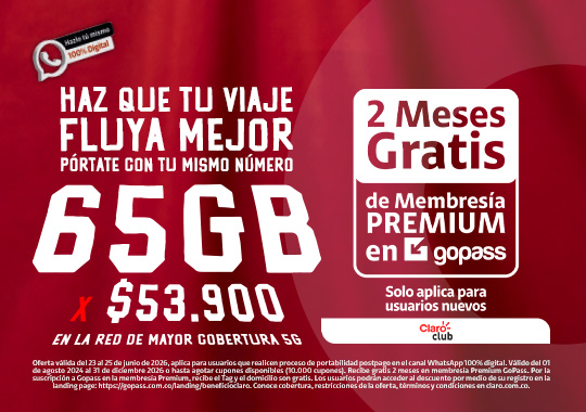 Pásate a Claro postpago