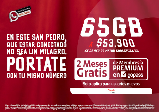 Pásate a Claro postpago