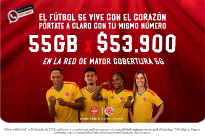 Pásate a Claro postpago y elige el plan ideal para ti.