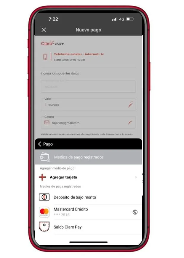 paso seis genera codigo comercios aliados claro pay