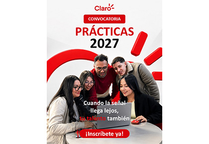 convocatoria de practicas claro 2027 para estudiantes universitarios