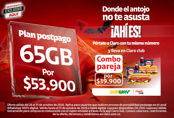 Pásate a Claro postpago y elige el plan ideal para ti. Pásate a Claro postpago y elige el plan ideal para ti.
