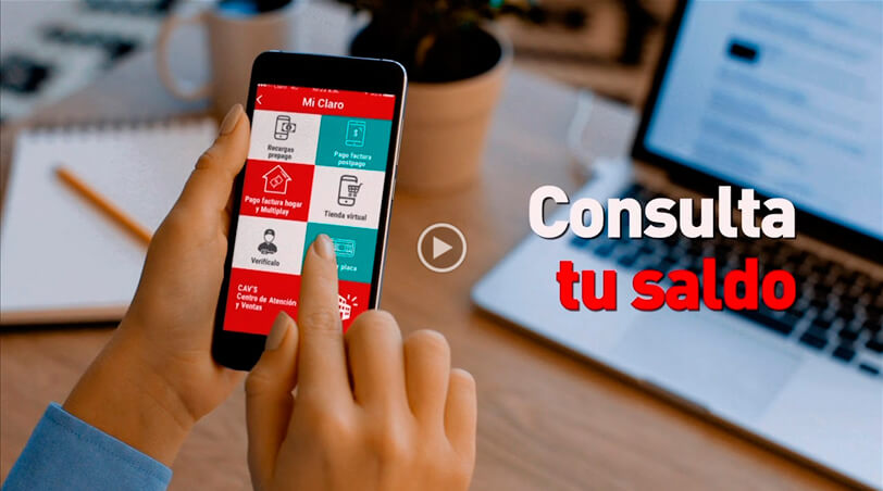Consulta tu saldo en la App Mi Claro en Colombia