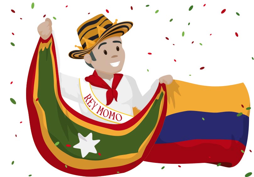 Quién es el rey Momo en el carnaval - Claro Colombia