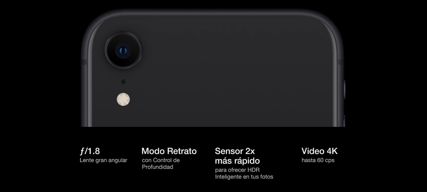Características del iPhone XR y su cámara