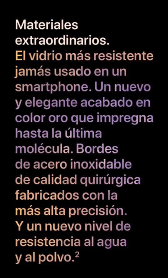 Materiales extraordinarios del iPhone XS en Claro Colombia